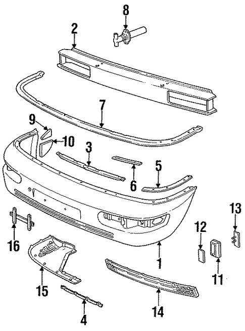 911 BUMPER & COMPONENTS - FRONT