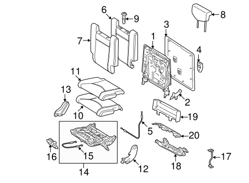 BODY/THIRD ROW SEATS for 2009 Toyota RAV4 #1