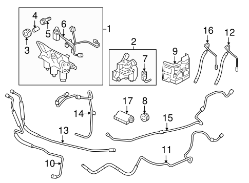 Cayenne AUTO LEVELING COMPONENTS