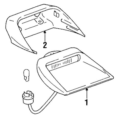 High Mount Lamps for 1995 Toyota Paseo #0