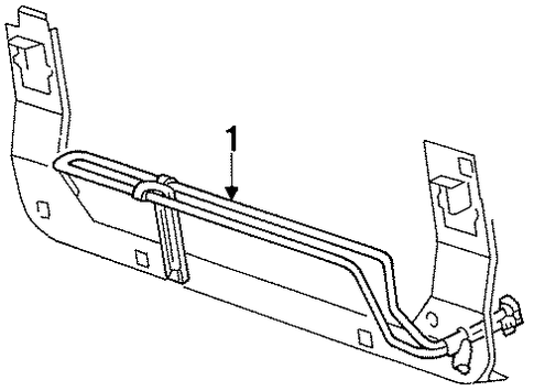 Mustang POWER STEERING OIL COOLER