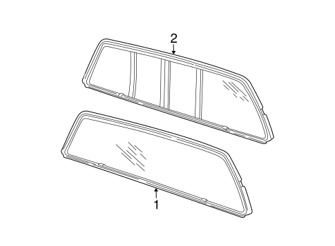 Canyon GLASS & HARDWARE - BACK
