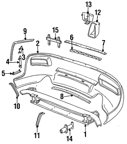 928 BUMPER & COMPONENTS - REAR