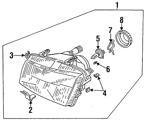 900 BULBS - CHASSIS 2