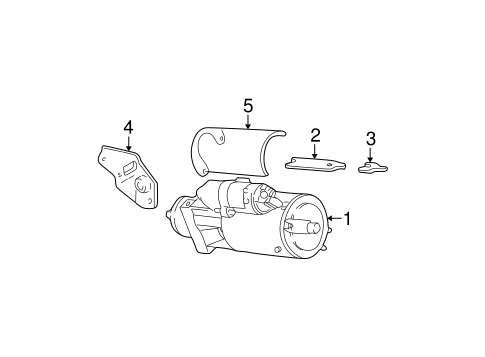 Electrical, Charging & Starting/Starter & Related Components for 1985 GMC Safari #1