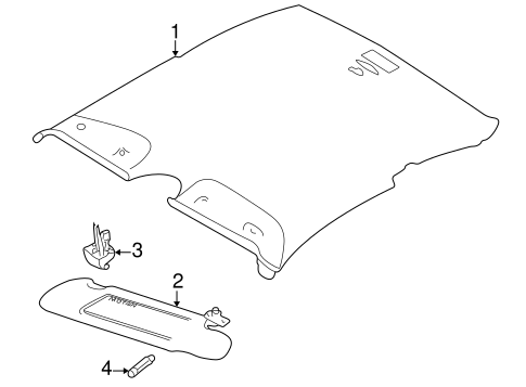 XKR INTERIOR TRIM - ROOF 2