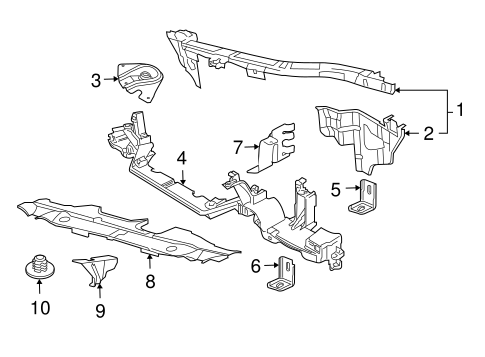 Vanden Plas RADIATOR SUPPORT