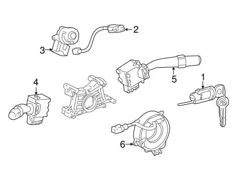 ELECTRICAL/SWITCHES for 2008 Toyota Matrix #3