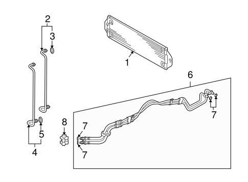 Cayenne TRANS OIL COOLER