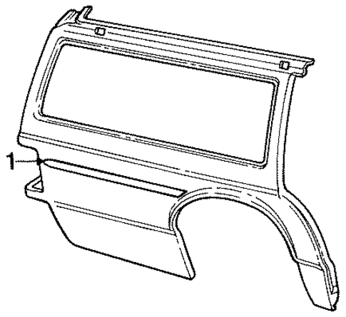Colony Park EXTERIOR TRIM - QUARTER PANEL 2