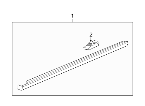 Exterior Trim - Pillars for 2006 Cadillac DTS #0