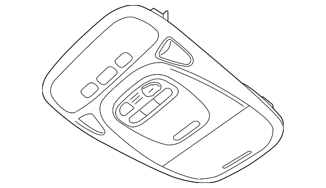 XR841507AGD Деталь OVERHEAD CONSOLE