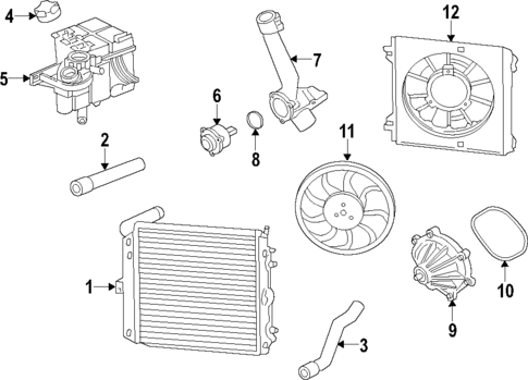 Radiator & Components for 2017 Porsche 911 #2