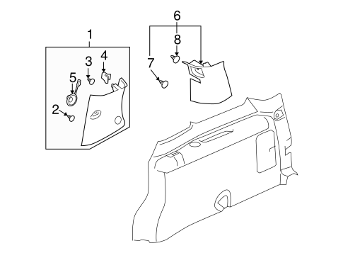 Relay INTERIOR TRIM - SIDE PANEL