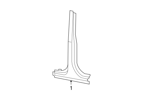 Wrangler CENTER PILLAR