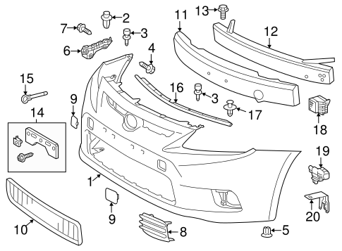 HVAC/SWITCHES & SENSORS for 2012 Scion tC #1