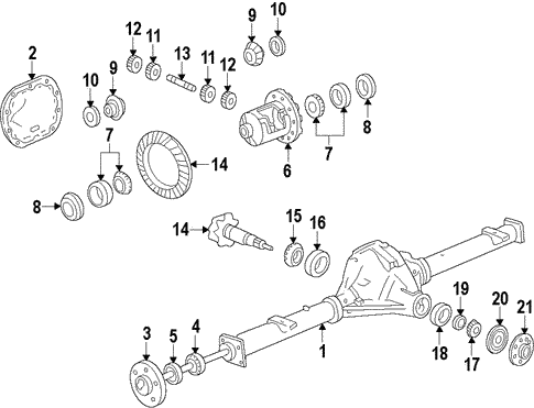 Universals & Rear Axle/Rear Axle for 2016 Ford F-150 #2