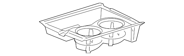 C2C13421 Деталь REAR CUPHOLDER