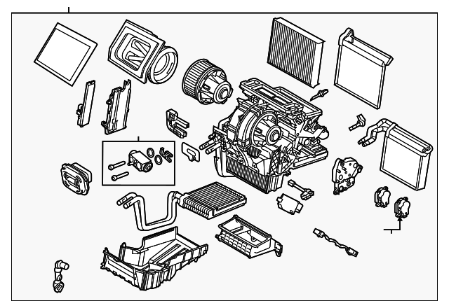 F1FZ-19B555-D EVAPORATOR ASSY