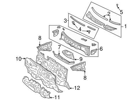 BODY/COWL for 2005 Toyota RAV4 #1