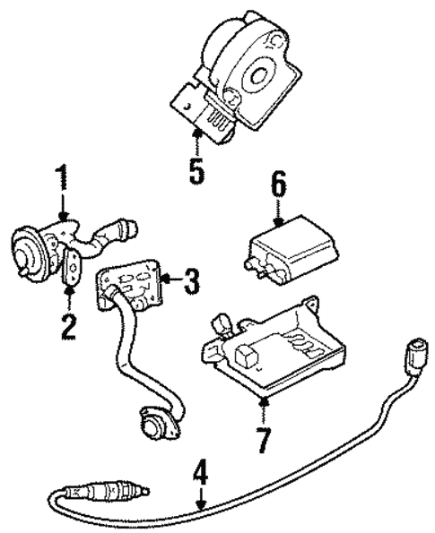 EGR System for 1996 Ford Contour #0