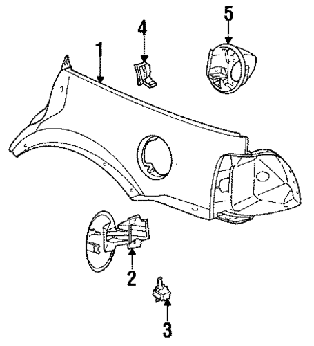 SW1 QUARTER PANEL & COMPONENTS