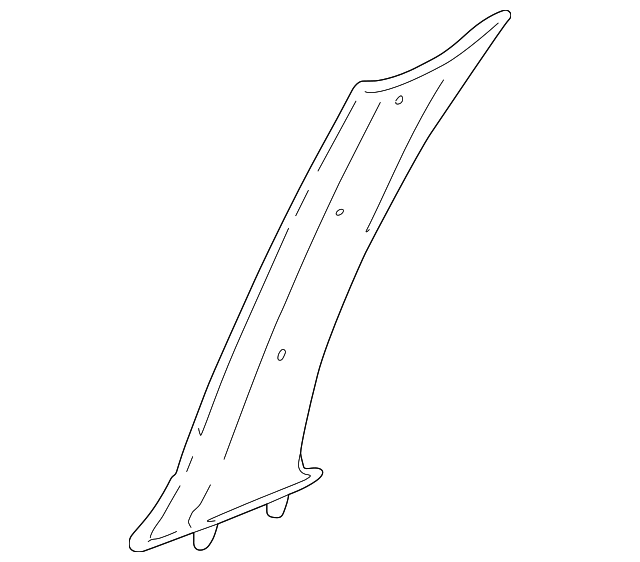 1F1Z-5403599-AAB Деталь WINDSHIELD PILLAR TRIM, LEFT