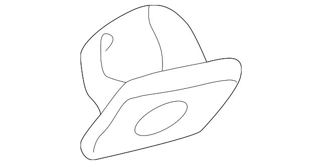 YF1Z5403552AA Деталь CENTER PLR TRIM RETAINER