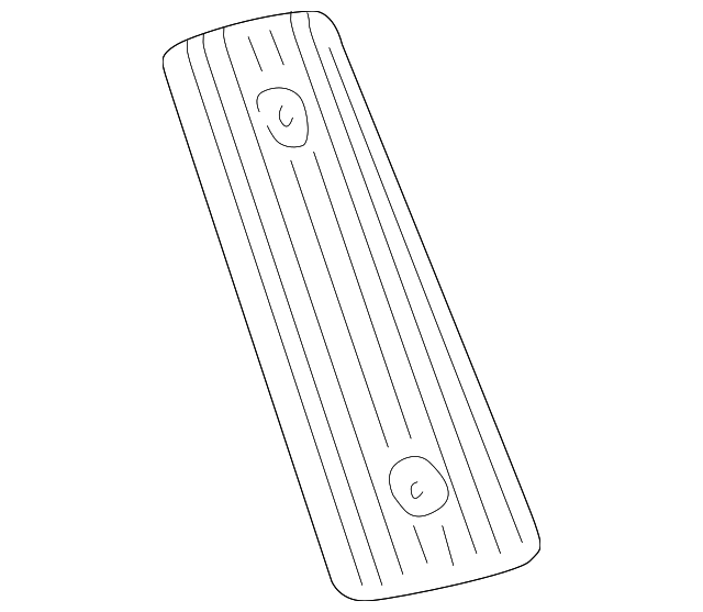 YF1Z5412020AA Деталь FOOT REST PAD