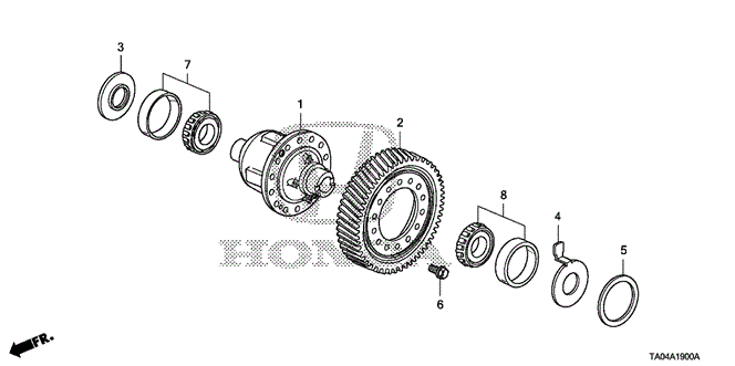 Transmission - Automatic/AT Differential (V6) for 2010 Honda ACCORD SEDAN #1