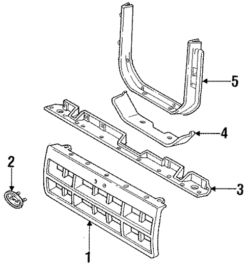 Ranger GRILLE & COMPONENTS