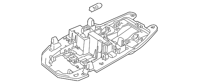 12799768 Деталь MAP LAMP ASSY