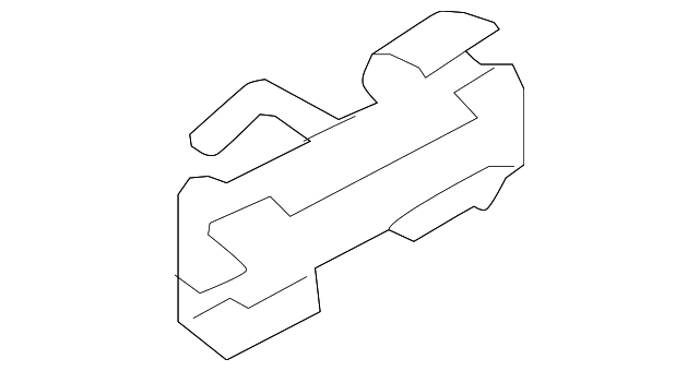 DYC000122 Деталь LOWER MOLDING CLIP, LEFT