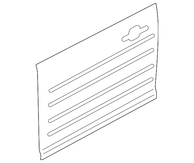 8A8Z-7420200-A Деталь OUTER PANEL, RIGHT