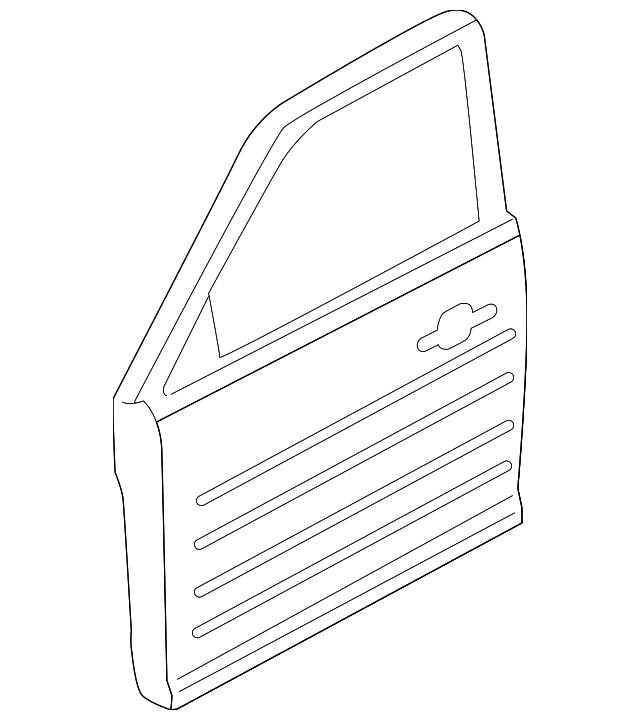 AA8Z-7420124-A Деталь DOOR SHELL, RIGHT