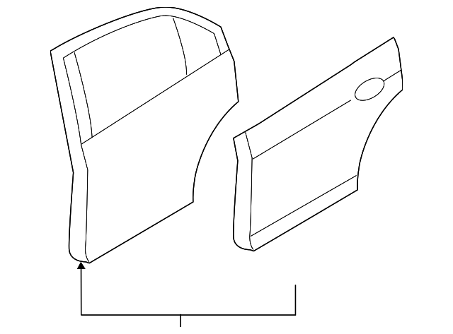 BH6Z-5424631-A Деталь DOOR ASSY, LEFT