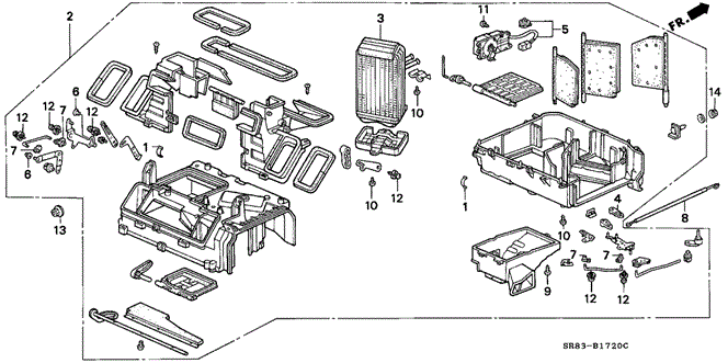 ELECTRICAL / EXHAUST / HEATER / FUEL/HEATER UNIT for 1993 Honda CIVIC COUPE #1