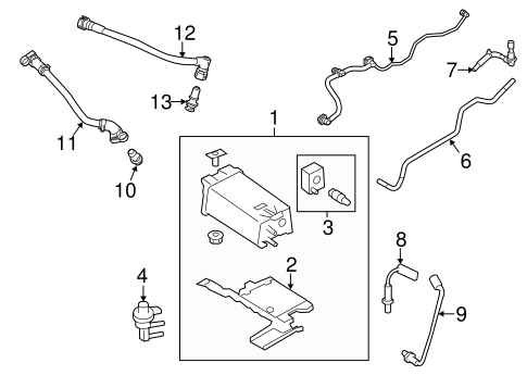 Electrical/Powertrain Control for 2013 Ford Flex #1