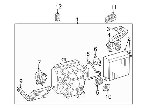 HVAC/BLOWER MOTOR & FAN for 2005 Toyota Highlander #1