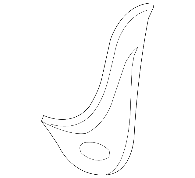 CAT101061PMA Деталь MUD GUARD, RIGHT