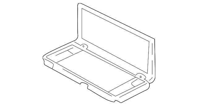 HNC1088AAAGD Деталь VISOR MIRROR
