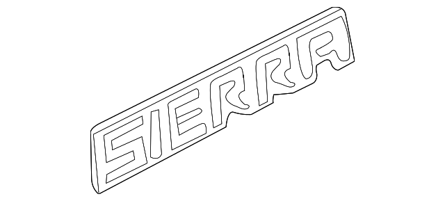 15707451 Деталь NAMEPLATE