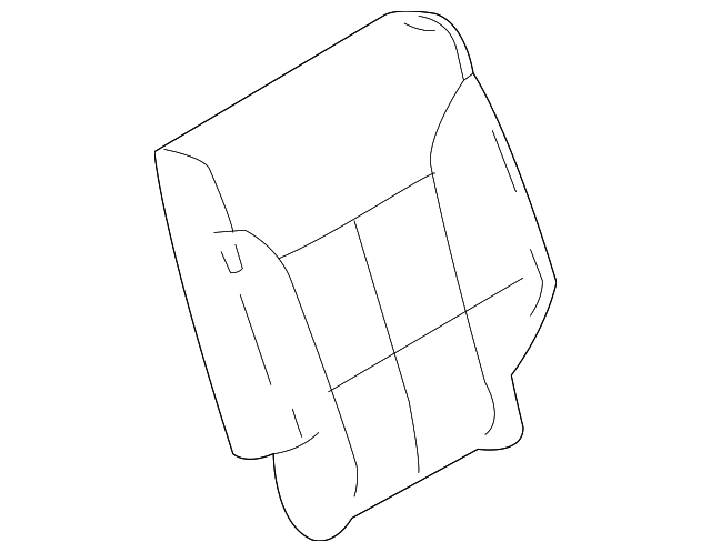 7A1Z-7866600-BB Деталь SEAT BACK COVER, RIGHT