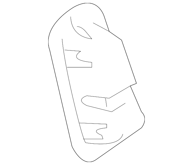 7T4Z-78666L76-BD Деталь COVER, RIGHT