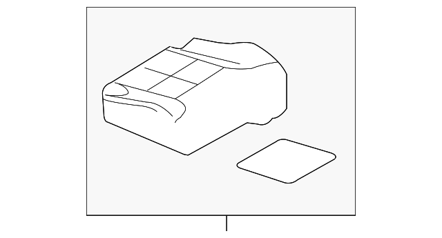 7A1Z7863840A Деталь SEAT CUSHION PAD, RIGHT