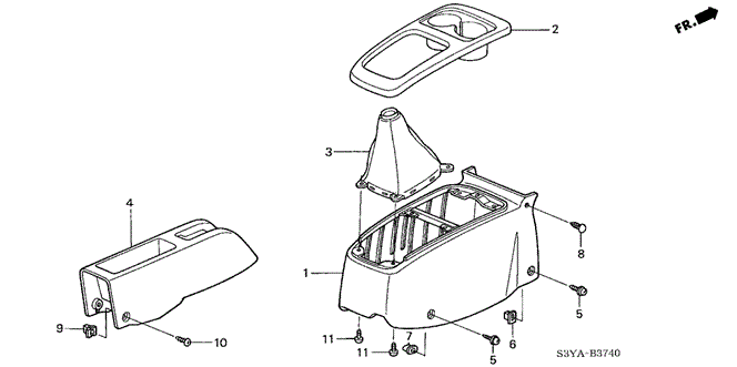 Interior/Bumper/Console for 2005 Honda INSIGHT #1