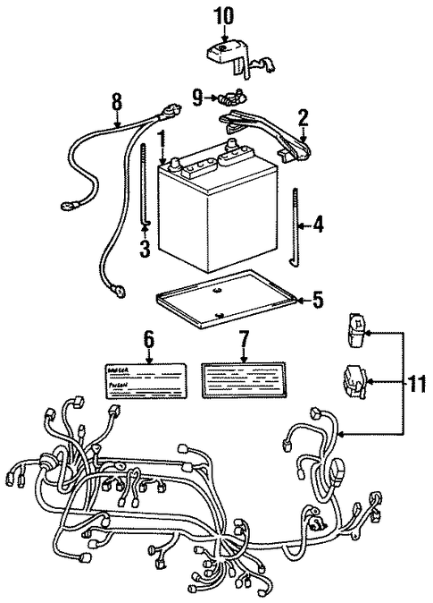 ELECTRICAL/BATTERY for 1997 Toyota Paseo #1