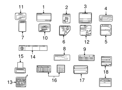 BODY/LABELS for 2009 Toyota Land Cruiser #1