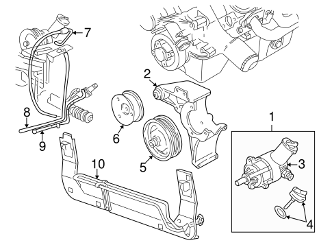 Maintenance & Lubrication/Belts & Pulleys for 2000 Ford Mustang #2