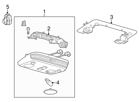 Mustang OVERHEAD CONSOLE